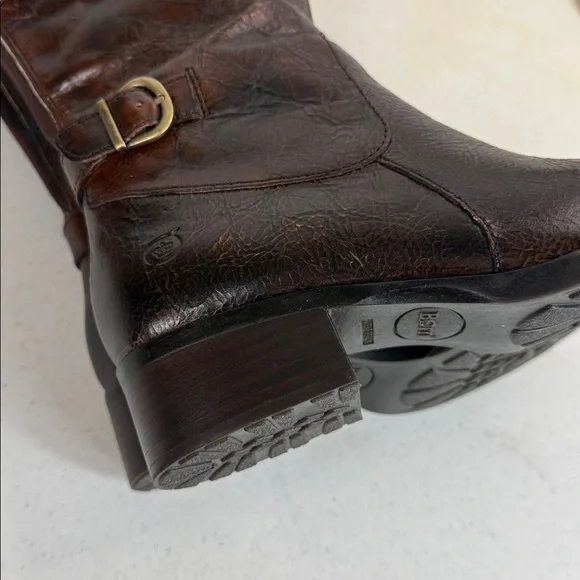 Born Gibb High Shaft Boots - Leather, Wide Calf (For Women) Size 7.5 - Picture 9 of 10